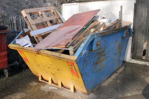 Commercial waste removal services in Blackheath office setting